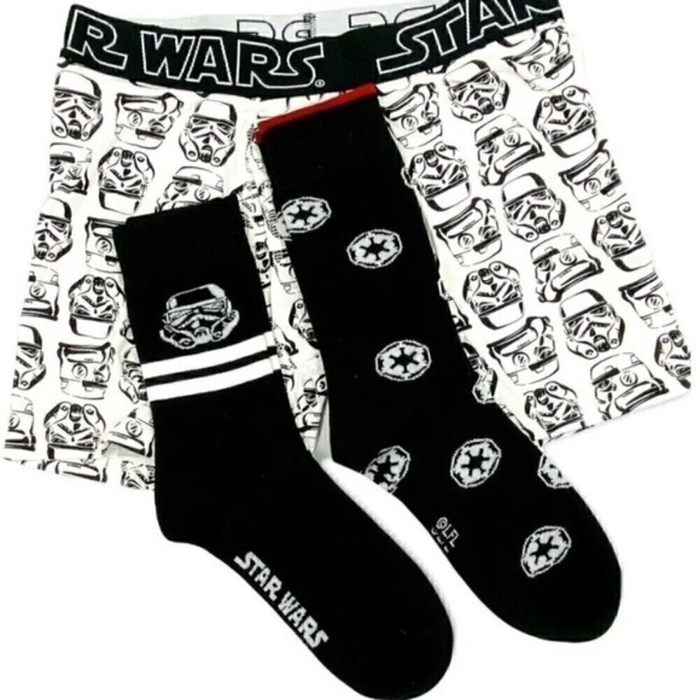 New STAR WARS UNDERWEAR SOCK setUnderwear & Sock Set Boxers Socks 6-12